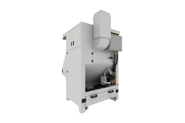 What role does the explosion-proof safety device play when the industrial dust collector handles special dusts?